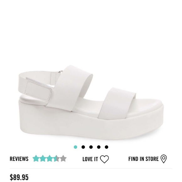 white steve madden platform sandals